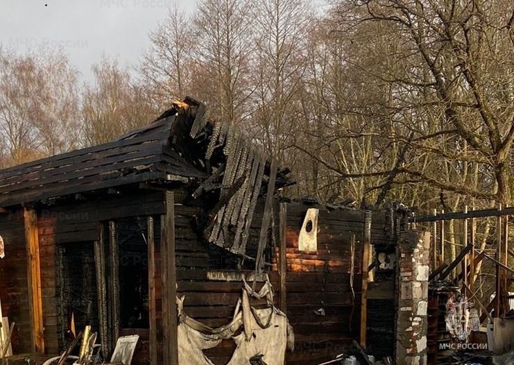 Пожар в г. Калуга, СНТ "Красный садовод" ул. Соловьиная